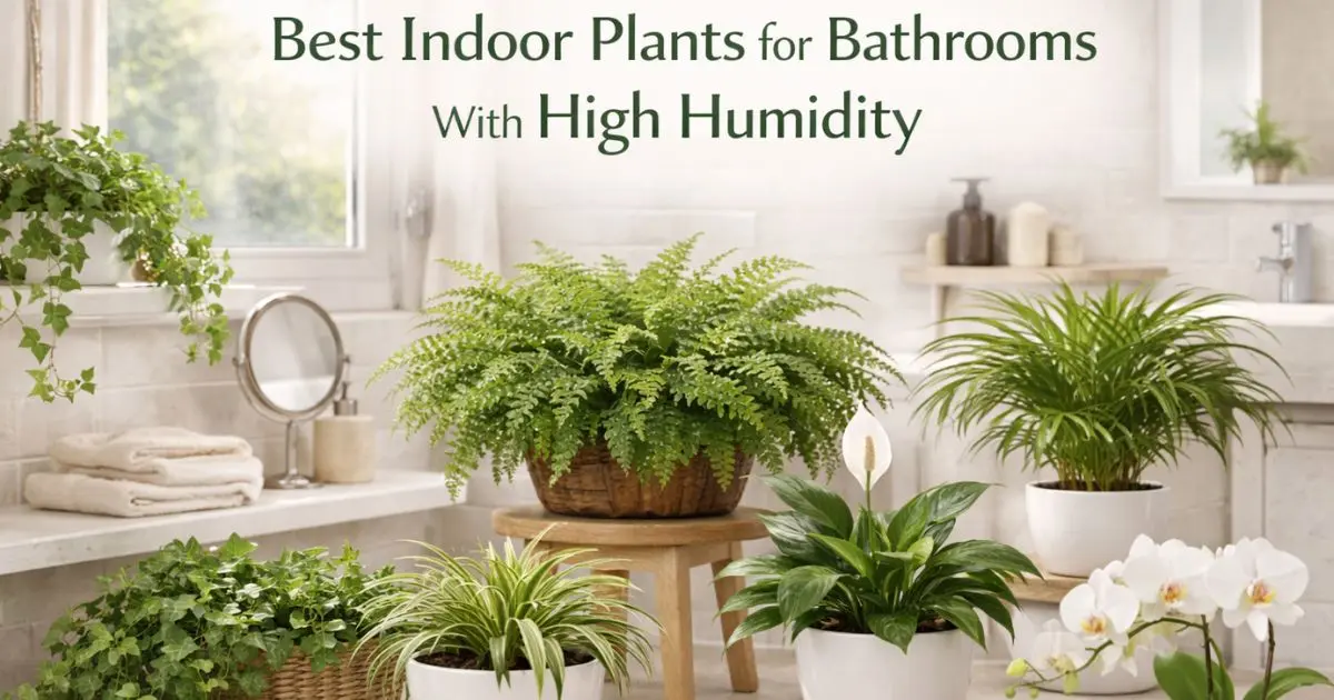 Best Indoor Plants for Bathrooms with High Humidity A Gardeners Guide