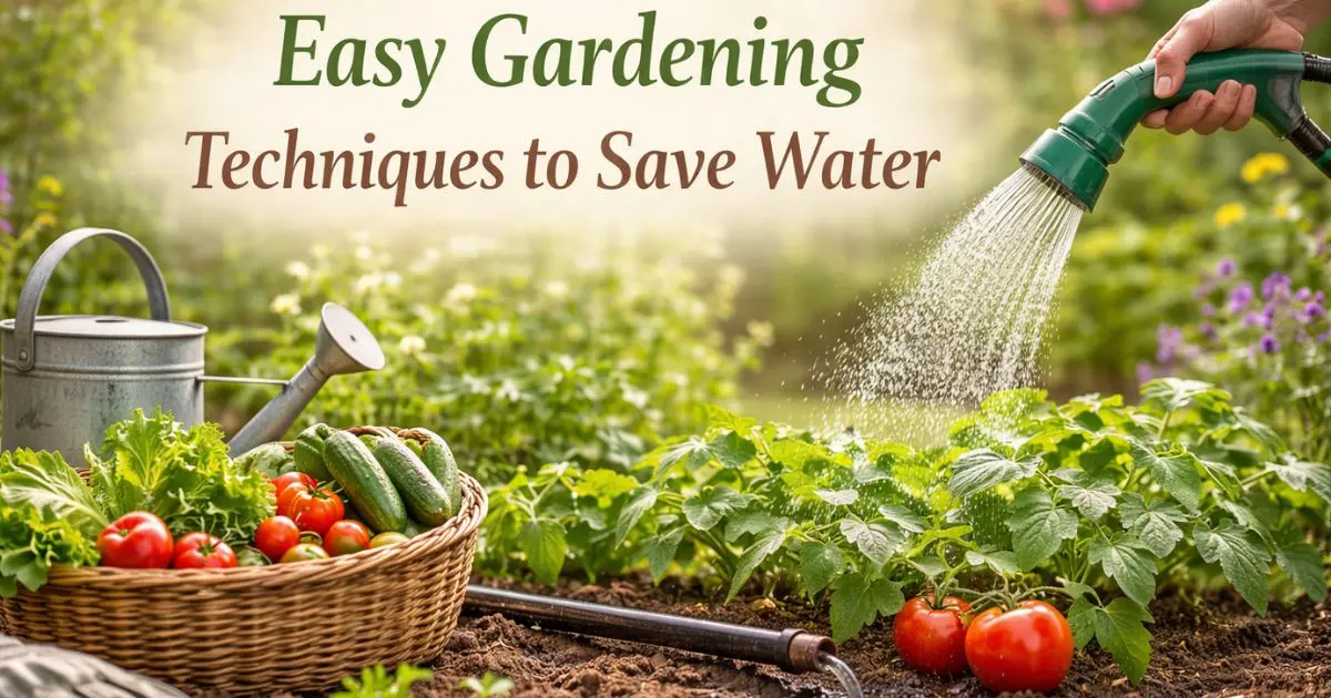 Easy Gardening Techniques to Save Water