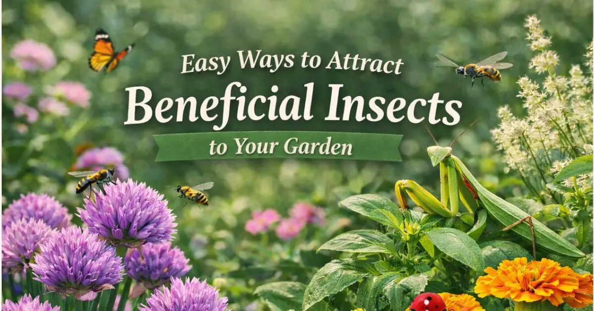 Easy Ways to Attract Beneficial Insects to Your Garden