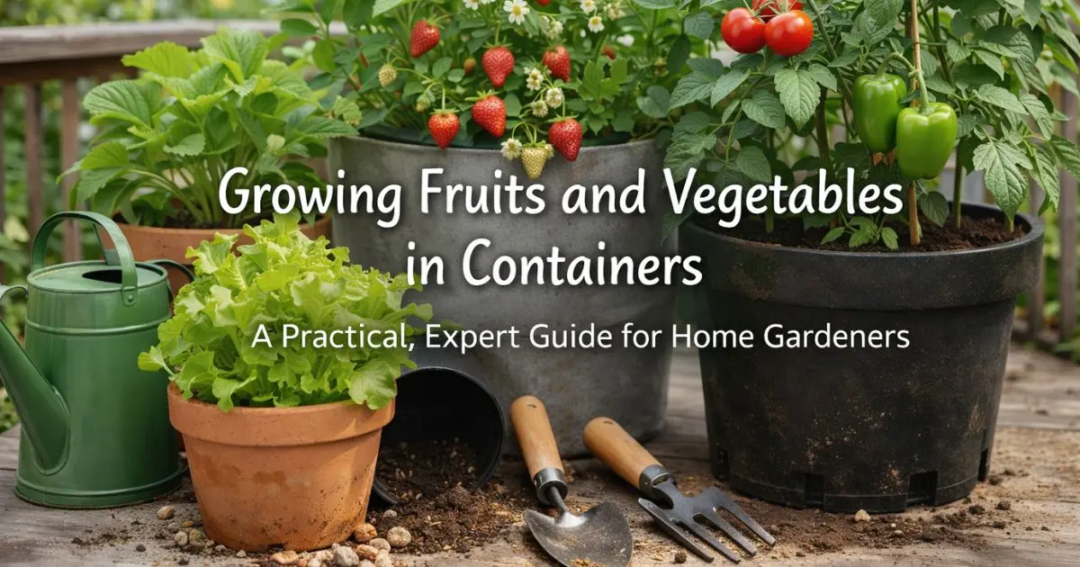 Growing Fruits and Vegetables in Containers