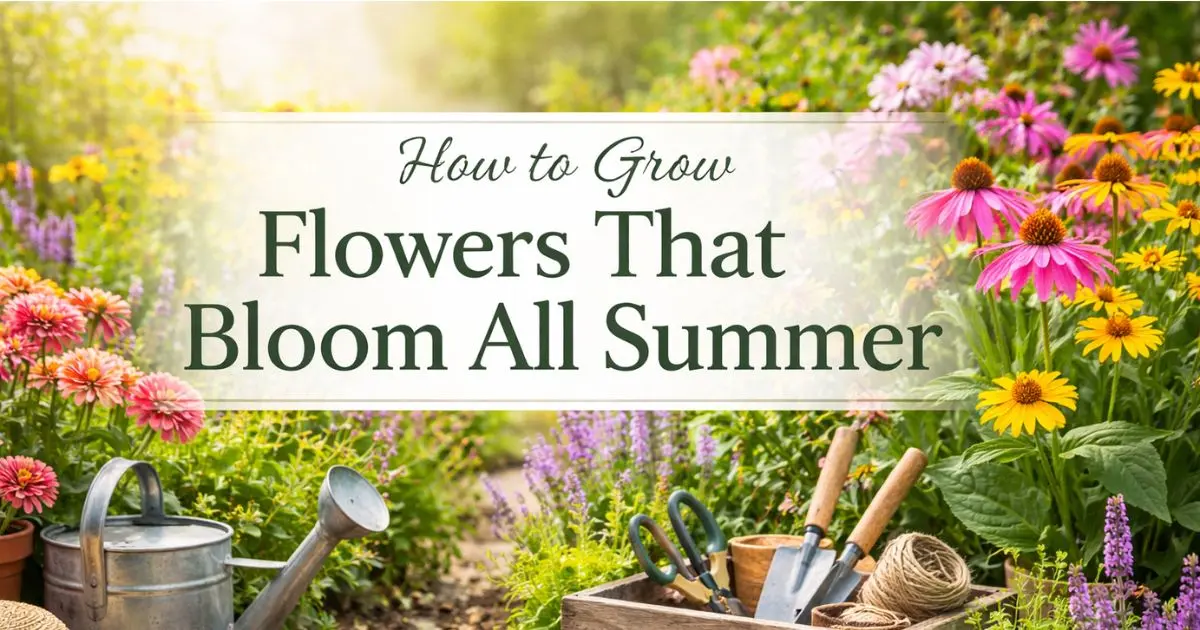 How to Grow Flowers Bloom All Summer
