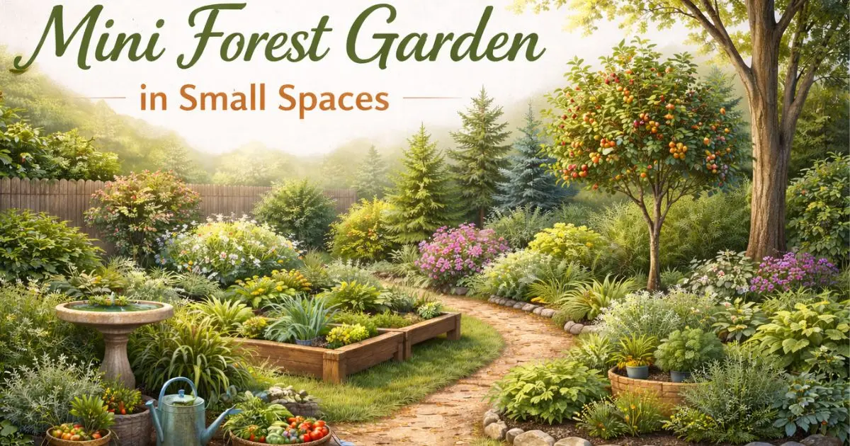 How to Create a Mini Forest Garden in Small Spaces