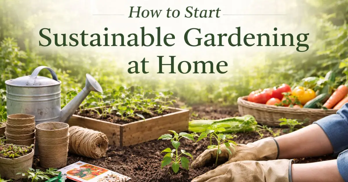How to Start Sustainable Gardening at Home