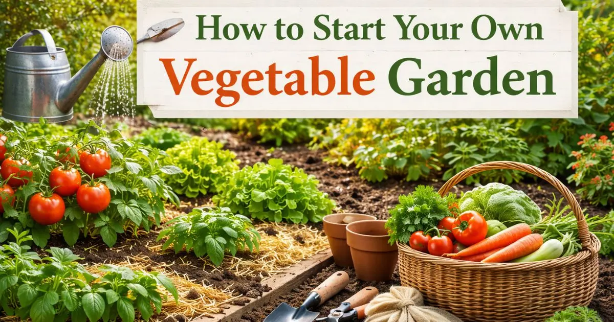 How to Start Your Own Vegetable Garden A Beginners Step-by Step-Guide