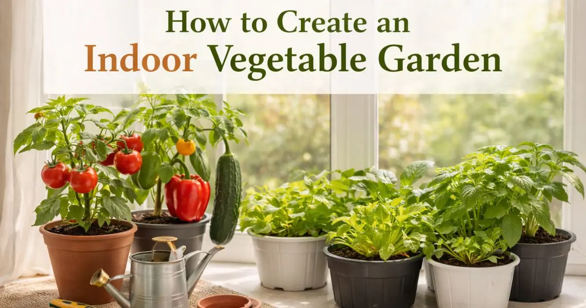 indoo Vegetable Gardening Complete Guide to Growing Fresh Veggies at Home