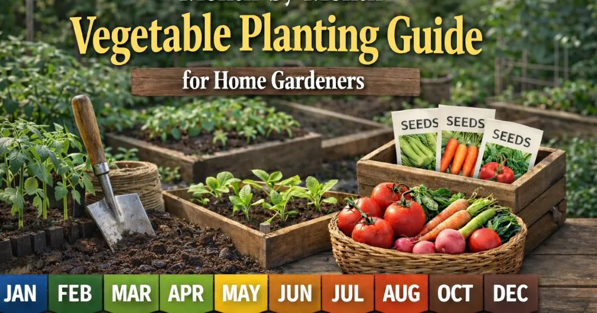 Month by Month Vegetable Planting Guide for Home