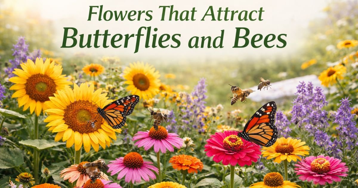 The Best Flowers to Attract Butterflies and Bees Your Ultimate Gardening Guide