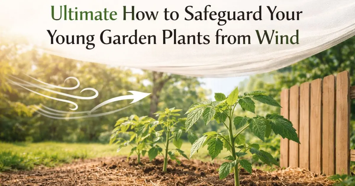 Ultimate How to Safeguard Your Young Garden Plants from Wind A Gardeners Guide