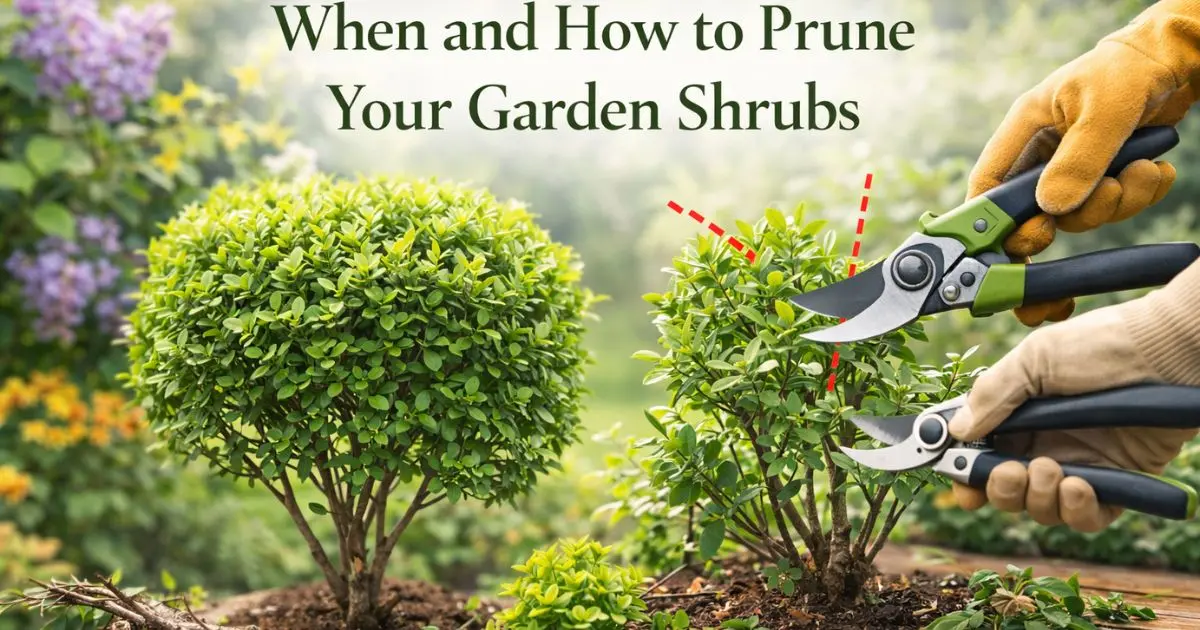 When and How to Prune Your Garden Shrubs A Seasoned Gardeners Ultimate Guide